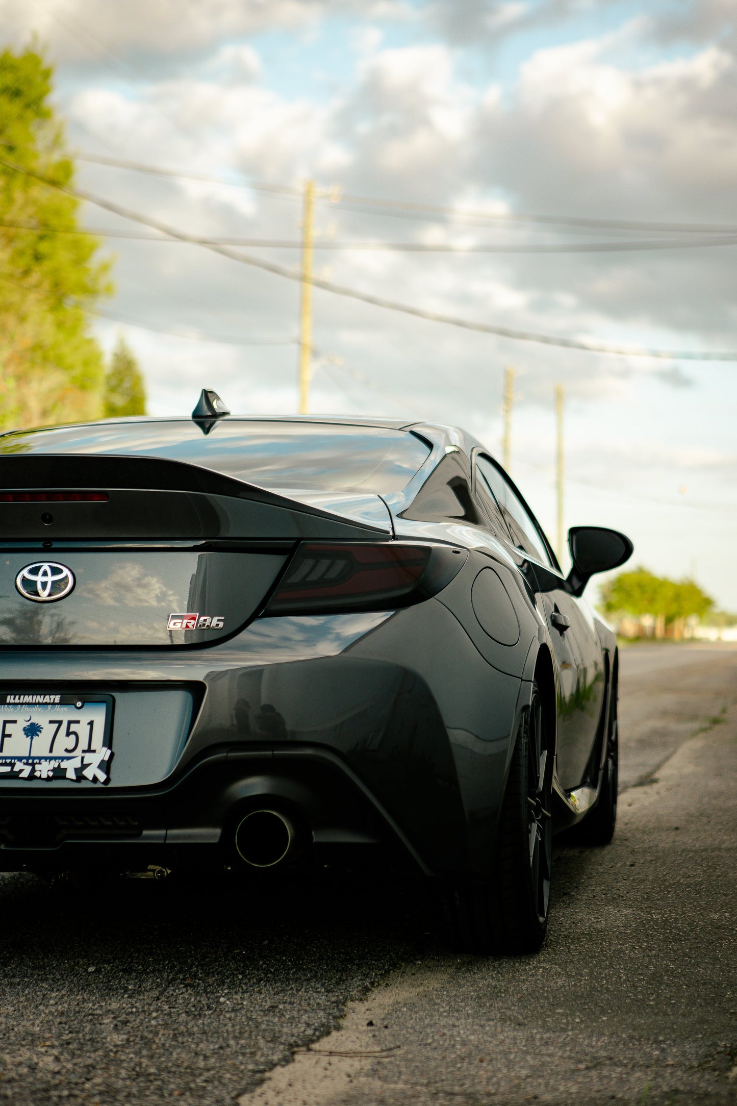 OLM Raiden LED Taillights (Smoke Lens/Red Bar) - 2022+ GR86 / BRZ