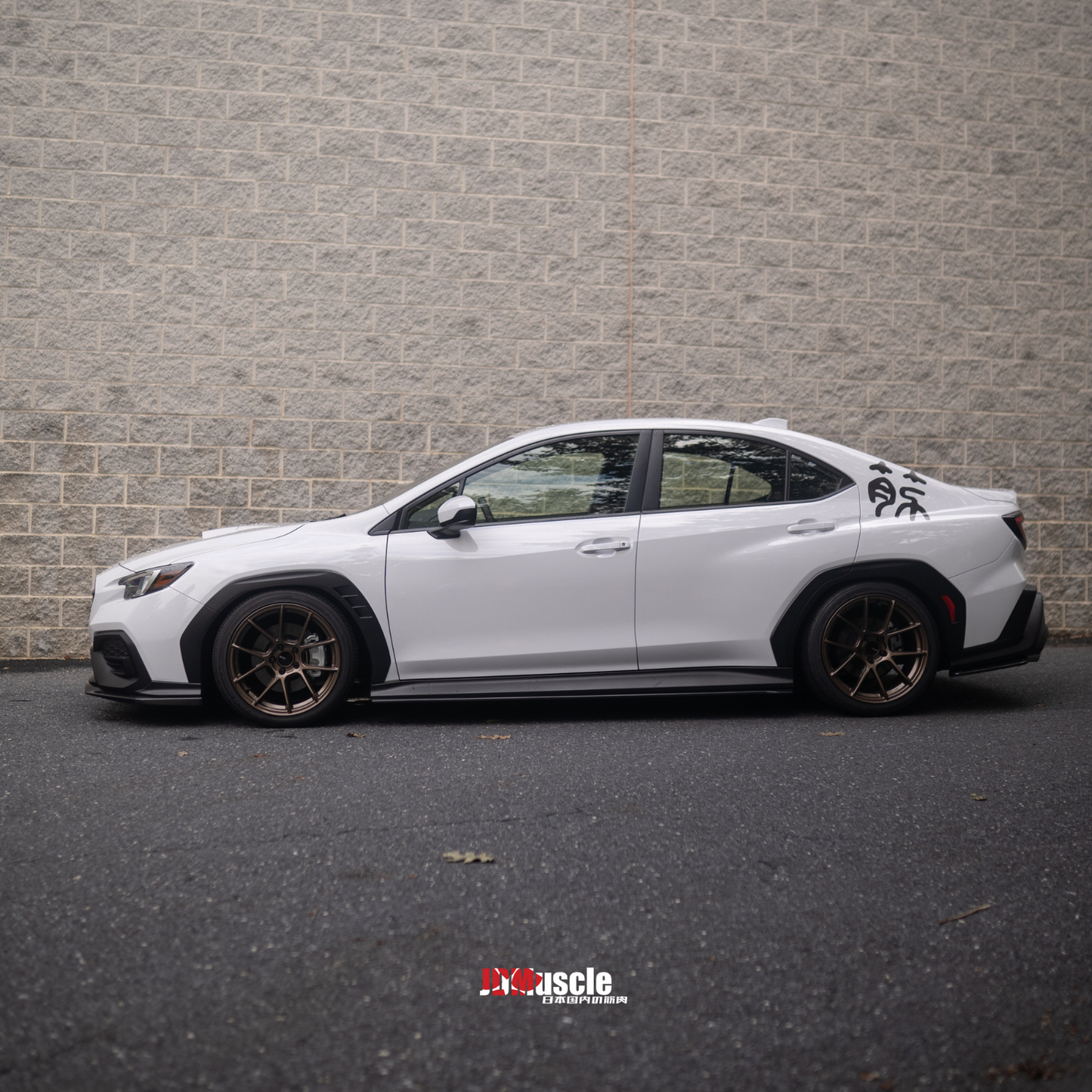 JDMuscle [22-25 WRX] Tanso Carbon Fiber Side Skirts - OE+ Style