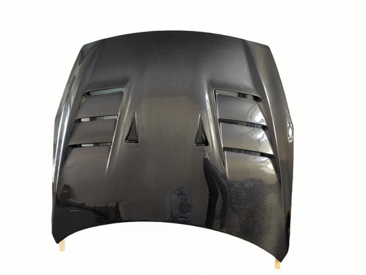JDMuscle [17-24 GT-R] Carbon Fiber Hood - TS Style