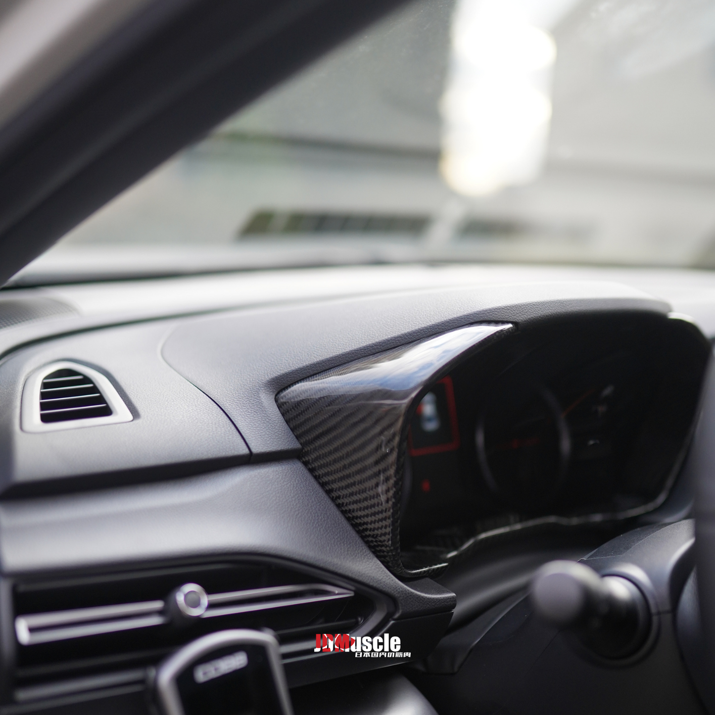 JDMuscle [22-25 WRX] Carbon Fiber Gauge Cluster Trim Replacement