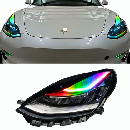 Tesla Model 3 Multicolor DRL Boards (2017-2023)