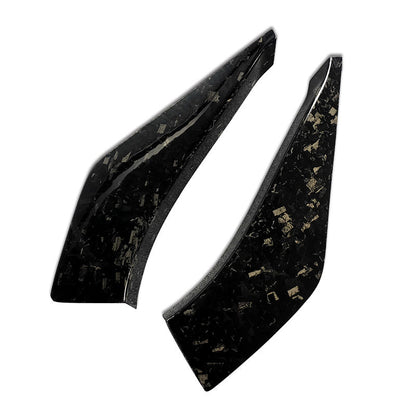 JDMuscle Tanso Carbon Fiber VS Style Canards  - 2020+ Toyota Supra w/ stock bumper