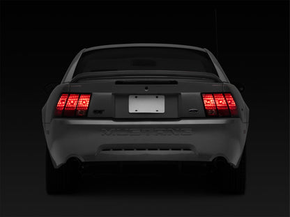 Raxiom 96-04 Ford Mustang Excluding 99-01 Cobra Sequential Tail Light Kit (Plug-and-Play Harness)
