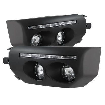 Spyder Toyota FJ Cruiser 07-14 Fog Lights With LED Daytime Running Lights w/swch Blk FL-DRL-TFJ07-BK 5075161
