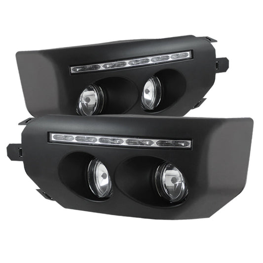 Spyder Toyota FJ Cruiser 07-14 Fog Lights With LED Daytime Running Lights w/swch Blk FL-DRL-TFJ07-BK 5075161