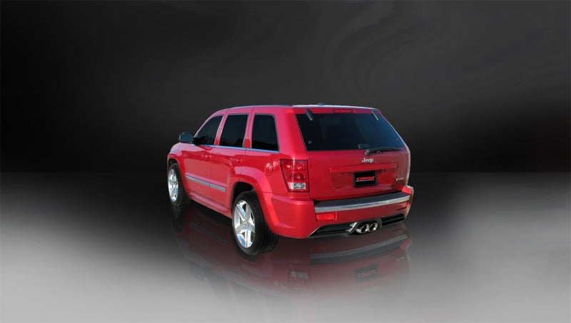 Corsa Performance 06-10 Jeep Grand Cherokee 6.1L V8 Polished Sport Cat-Back Exhaust