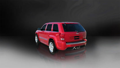 Corsa Performance 06-10 Jeep Grand Cherokee 6.1L V8 Polished Sport Cat-Back Exhaust