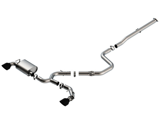 Borla 19-20 Hyundai Veloster N 2.0L I4 MT FWD 2DR 3in ATAK CatBack Exhaust w/ Black Chrome Tips 140832BC