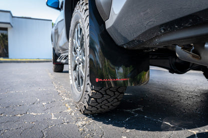 Rally Armor 2025+ Toyota 4Runner Black UR Mud Flap w/ Metallic Black Logo