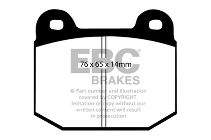 EBC 03-04 Infiniti G35 3.5 (Manual) (Brembo) Ultimax2 Rear Brake Pads