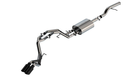 Borla 21-22 Chevrolet Tahoe 5.3L V8 AT 2/4WD Touring Cat-Back Exhaust (Black Chrome) 140854BC