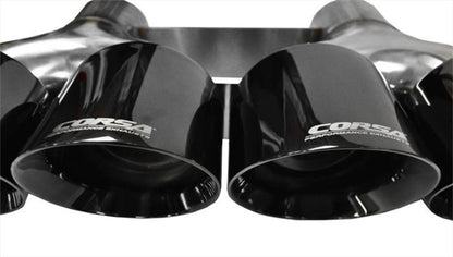 Corsa Performance 15-15 Chevrolet Corvette 6.2L V8 Quad 45in Polished Black Pro-Series