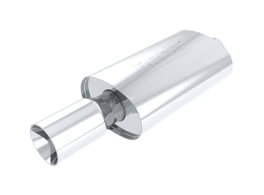 Borla Boomer Blow Torch Muffler Oval 2-1/4in x 4in Side Round Out 40060