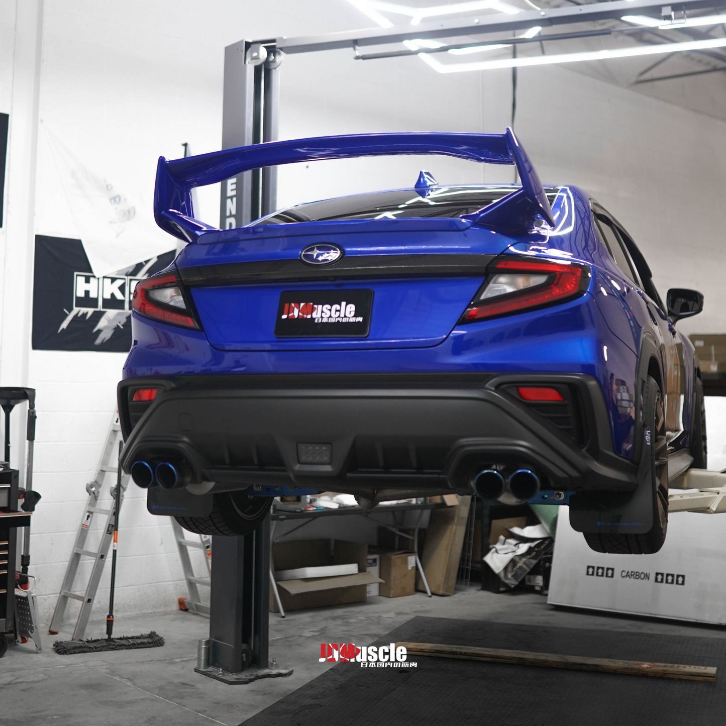 JDMuscle [15-25 WRX, 15-21 STI] F1 Style Rear Fog/Brake Light *Latest Version