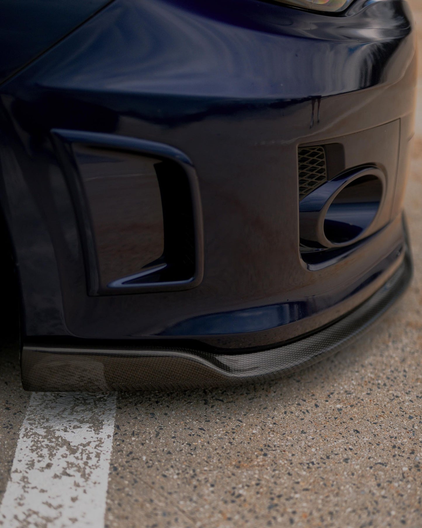 JDMuscle [11-14 WRX/STI] CS2 STYLE FRONT CARBON FIBER LIP