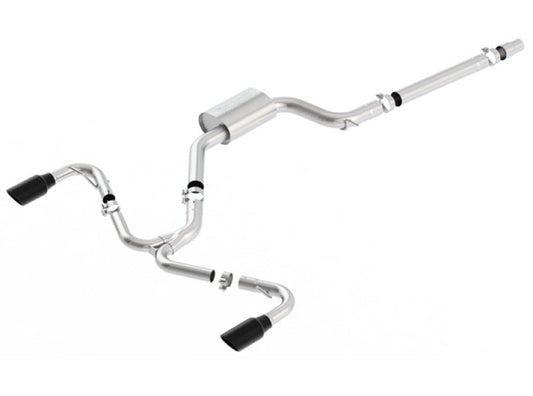 Borla 2018 Volkswagen GTI (MK7.5) 2.0T AT/MT SS S-Type Catback Exhaust w/Black Chrome Tips 140751BC