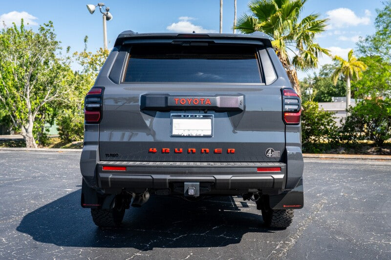 Rally Armor 2025+ Toyota 4Runner Black UR Mud Flap w/ Metallic Black Logo