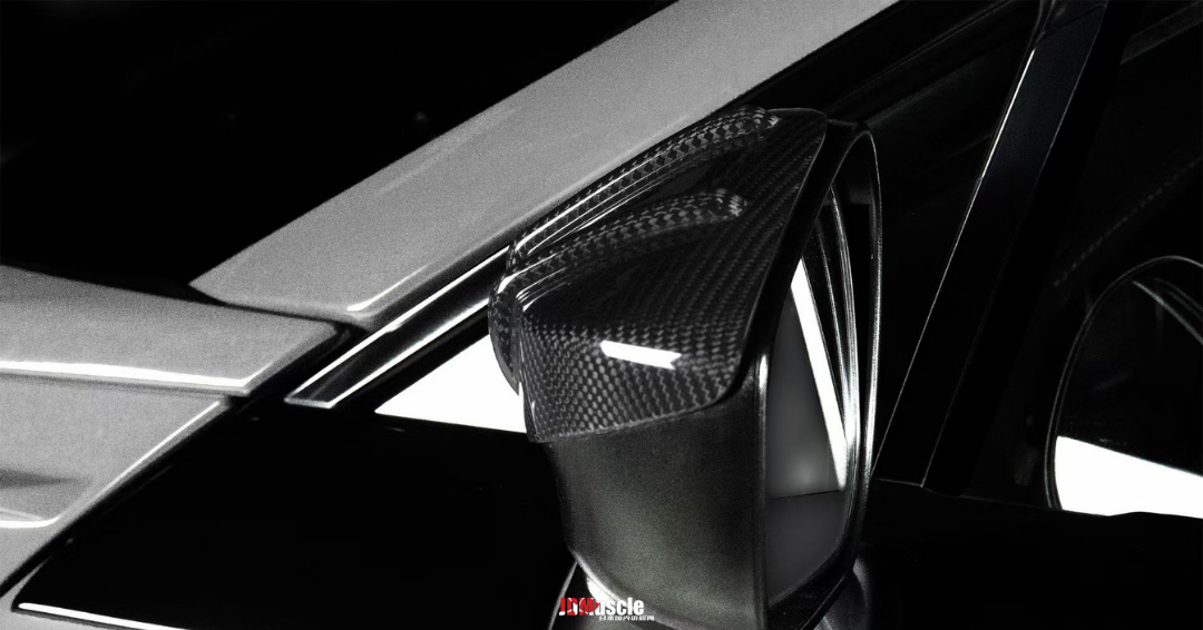 JDMuscle Tanso RAR Style Carbon Fiber Side Mirror Covers - 2013+ BRZ/FRS/86