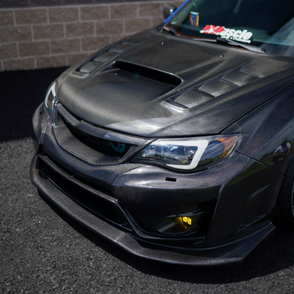 JDMuscle [10-14 WRX, 08-14 STI] VS Style Front Bumper - FRP / Carbon Fiber