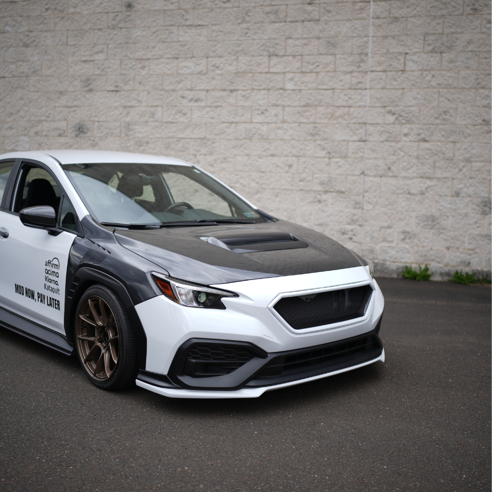 JDMuscle [22-25 WRX] Carbon Fiber FMIC Reverse Hood Scoop