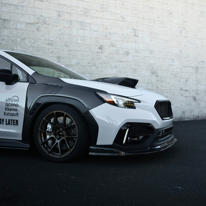 JDMuscle [22-25 WRX] Carbon Fiber Hood Scoop - Rally Style V2