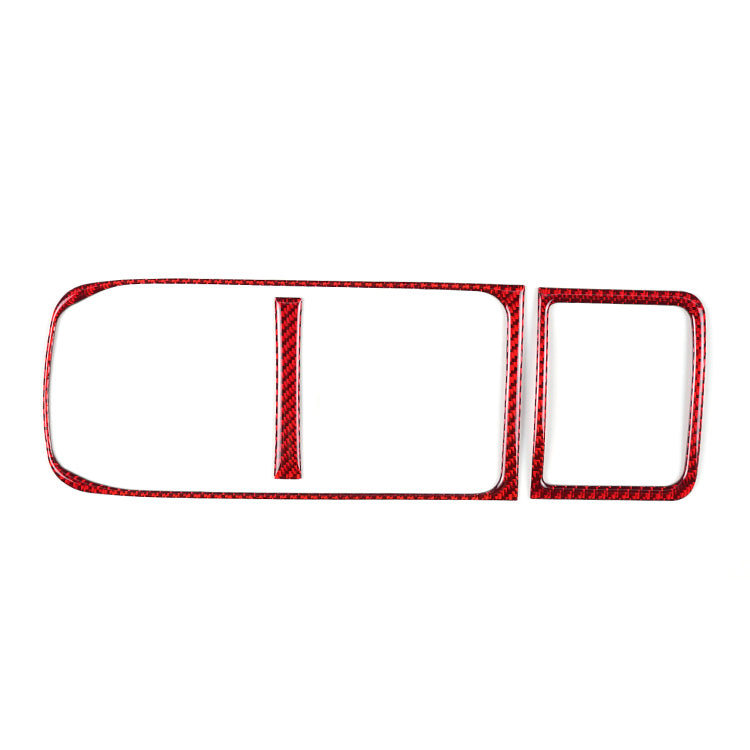 JDMuscle [22-25 WRX] P&S Series Carbon Fiber Cupholder Inner Trim | Black Carbon Fiber/ Red Carbon Fiber