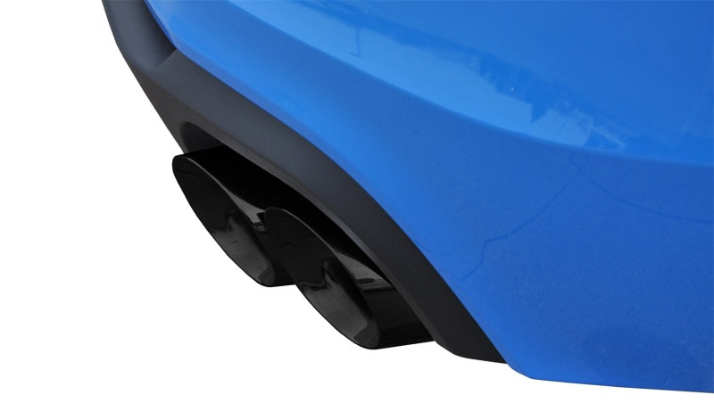 Corsa Performance 13-13 Ford Mustang Shelby GT500 5.8L V8 Black Sport Axle-Back Exhaust