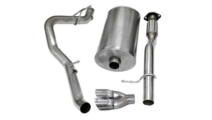 Corsa Performance 07-08 Chevrolet Suburban 1500 5.3L V8 Polished Sport Cat-Back Exhaust