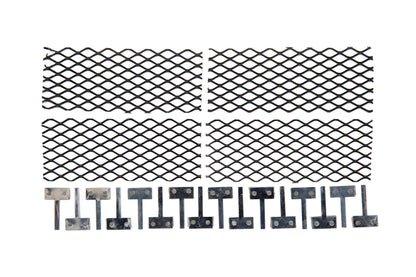 OLM S207 Style Paint Matched Rear Bumper Vent Inserts - Galaxy Blue Pearl - 2015-2021 Subaru WRX / STI