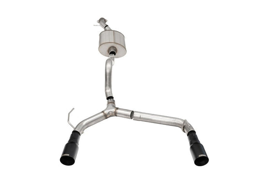 CORSA Performance Corsa 21-22 Ford Bronco 2.7L 2-Door 2.75in Cat-Back Dual Rear Exhaust w/ 4in Straight-Cut Black Tips 21208BPC