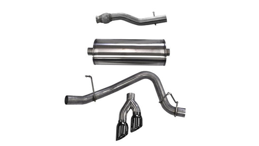 Corsa Performance 2015 GMC Yukon XL 1500 5.3L V8 3in Cat-Back Single Side Exit Twin 4in