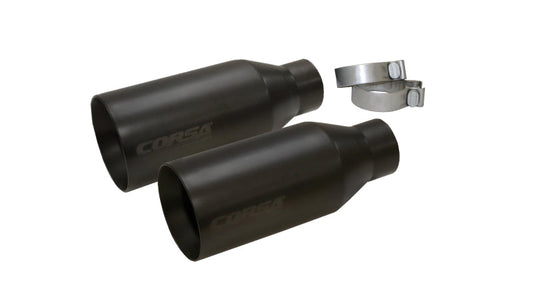 Corsa 2017 Ford F-150 Raptor 3in Inlet / 5in Outlet Black Cerakote Tip Kit (For Corsa Exhaust Only) 14051BPC