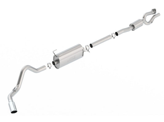 Borla S-Type Cat-Back 17-19 Ford F-250/350 Super Duty Side Exit Exhaust - 5in tip (Gas Only) 140798
