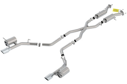 Borla 18-20 Dodge Durango SRT 6.2L V8 2.75in ATAK SS Catback Exhaust 140792