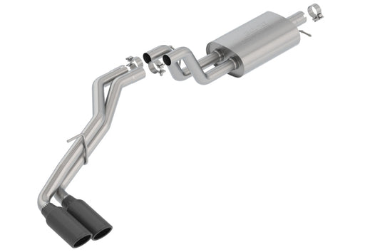 Borla 2019 Ford Ranger XL/XLT/Lariat 2.3L 2/4WD WB S-Type Catback Exhaust w/ Dual Blk Chrome Tips 140789BC