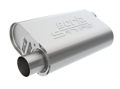 Borla Cratemuffler 2.25in Offset-In/Offset-Out inS-Typein Stock Sbf 289/302/351 400834