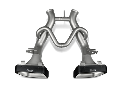 Akrapovic 14-17 McLaren 650S/650S Spyder Slip-On Line (Titanium) w/ Carbon Tips S-MC/TI/2