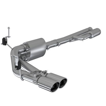 MBRP 2019+ Chevrolet Silverado 1500 4.5L/5.3L Pre-Axle Dual Side Exit w/ 4in OD Tip- T304