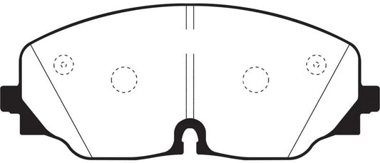 EBC 2017+ Volkswagen Atlas 2.0L Turbo Yellowstuff Front Brake Pads