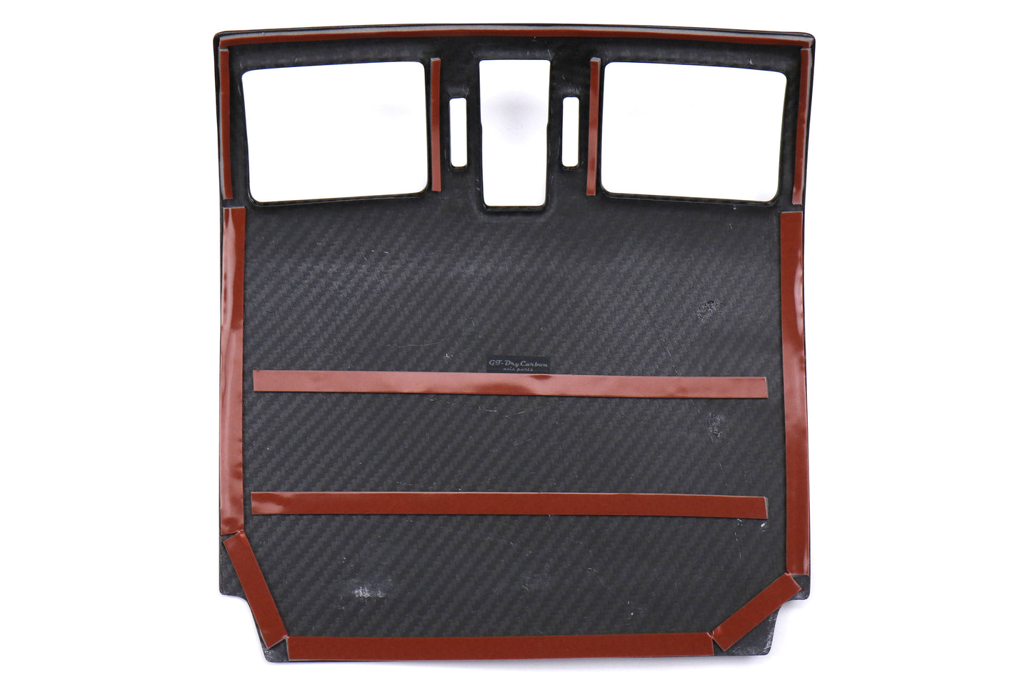 OLM LE Dry Carbon Fiber Center AC Trim Covers - 2016-2021 Subaru WRX / STI 2014-2018 Forester 2016-2017 Crosstrek