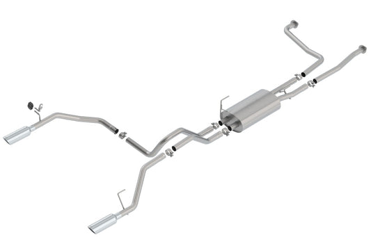 Borla 16-19 Nissan Titan 5.6L V8 2WD/4WD S-Type Catback Exhaust 140796