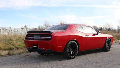 Corsa Performance 15-17 Dodge Challenger Hellcat Dual Rear Exit Extreme Exhaust w/ 3.5in