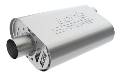 Borla CrateMuffler SBC Hot 350/383 3.0 inch Offset/Center 14in x 4.35in x 9in Oval S-Type Muffler 400843