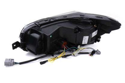 OLM Sokudo LED Headlights with DRL + Sequential Turns - 2015-2021 Subaru WRX / STI