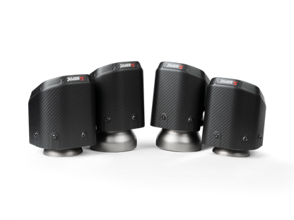 Akrapovic 2024+ BMW M5 (G90,G99) Hexagonal Carbon Fiber Tail Pipe Set