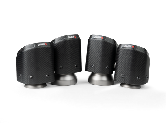 Akrapovic 2024+ BMW M5 (G90,G99) Hexagonal Carbon Fiber Tail Pipe Set