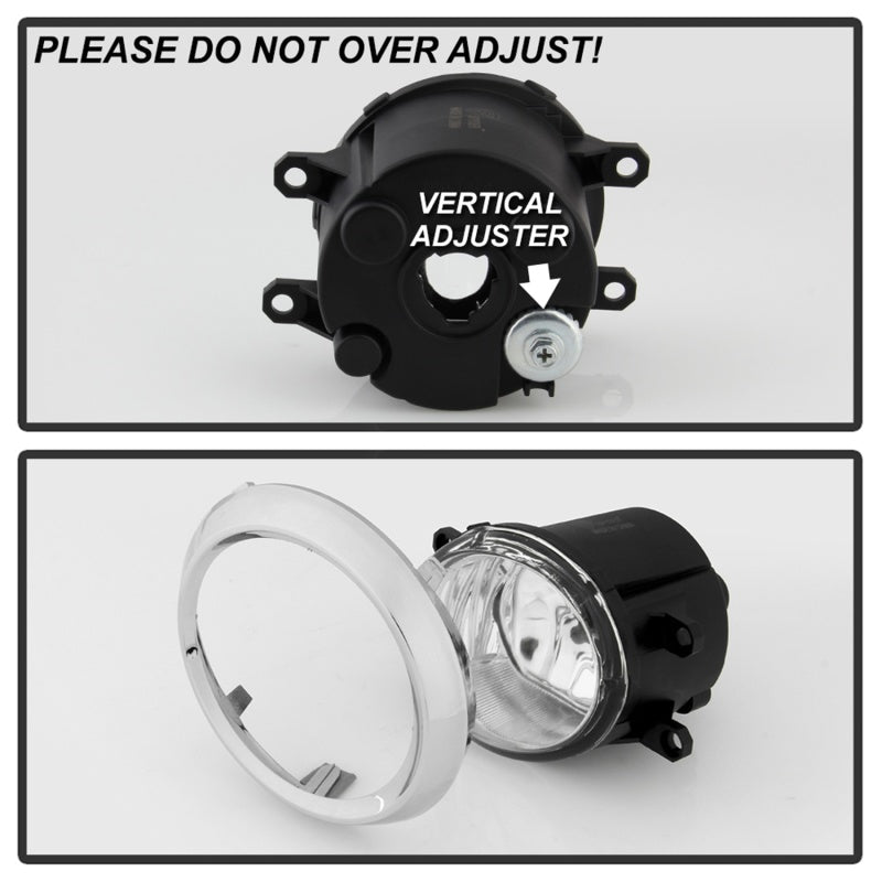 Spyder Toyota Sienna 11-17 SE Models Only OEM Fog Lights w/OEM Fit Switch - H8 (Included) - Clear 5086341