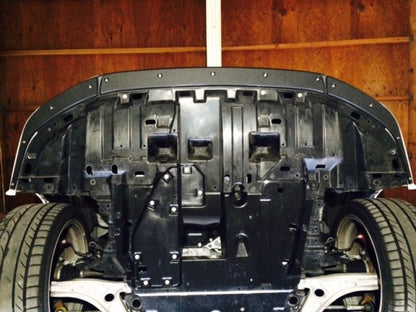 ProTEKt 08-16 Mitsubishi Evo X Custom Fit Front Bumper Skid Plates