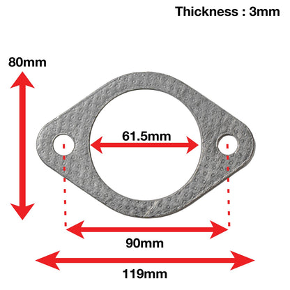 APEXi A'PEXi - Exhaust Gasket (Two Bolt) - Replacement