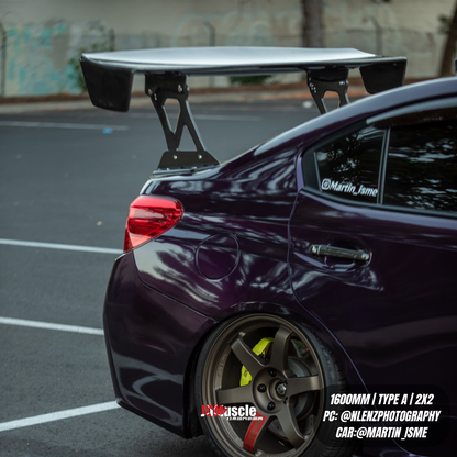 JDMuscle [15-21 WRX/STI] Carbon Fiber Replacement Spoiler Base for JDMuscle VS Style Euro GT or Varis GT Wing